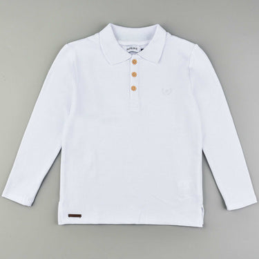 LS Pastel Blue Polo - Kidichic